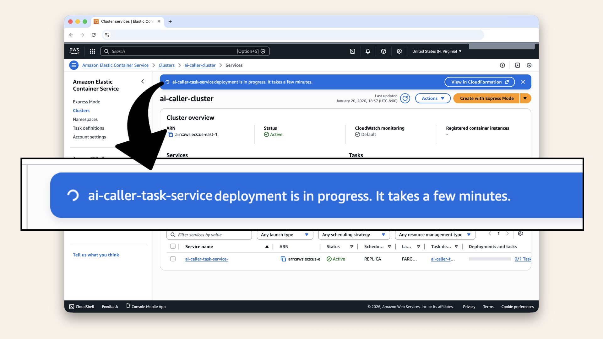 Wait for the service to deploy (2-3 minutes)
