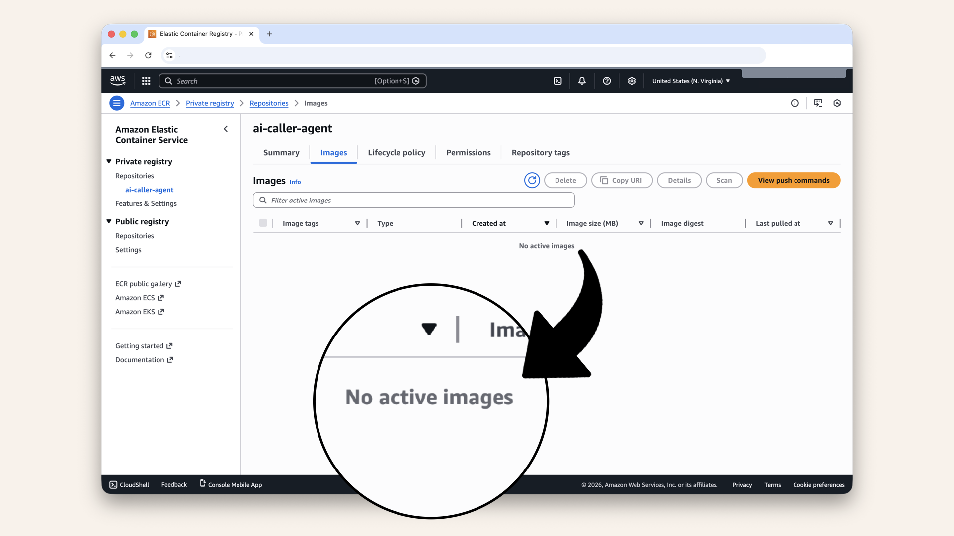 You have no images yet, we will add one in Step 5