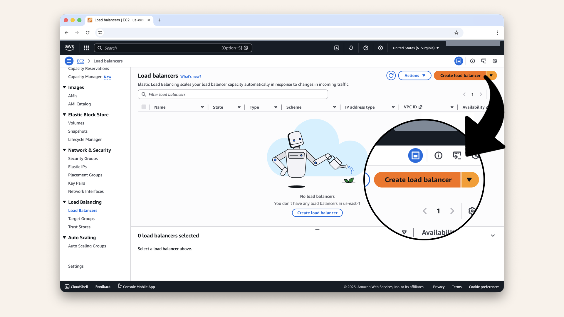 Click Create load balancer