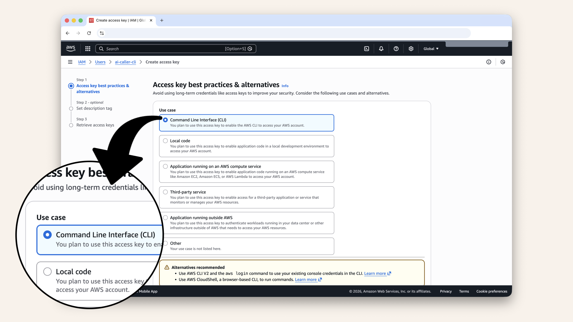 Select Command Line Interface (CLI)