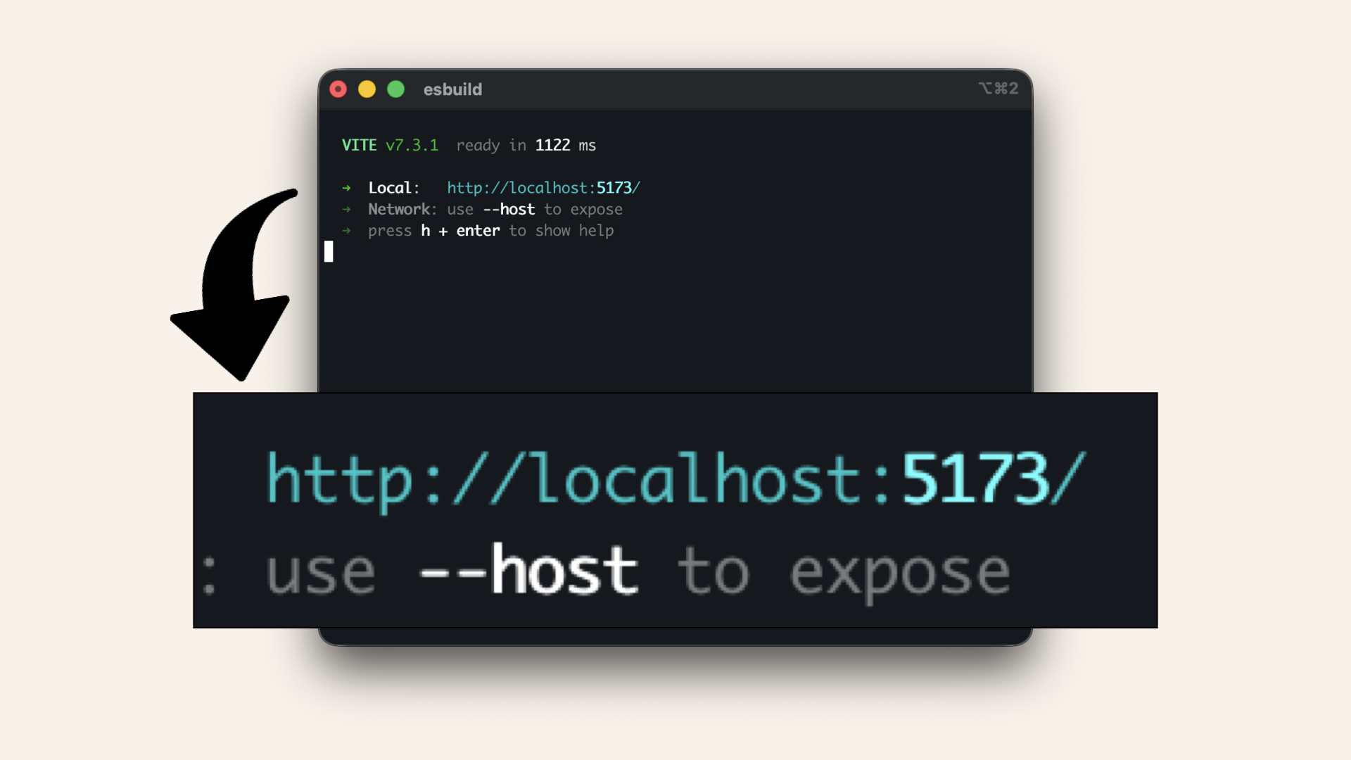You should see a localhost address once installed