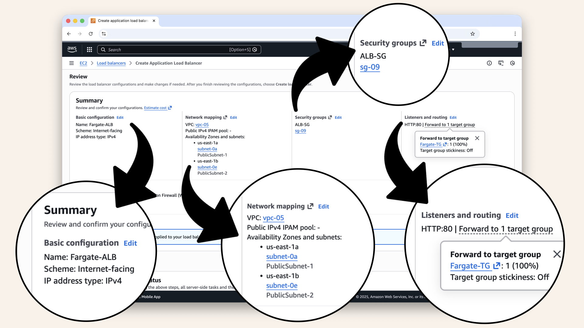 Scroll down and review all settings