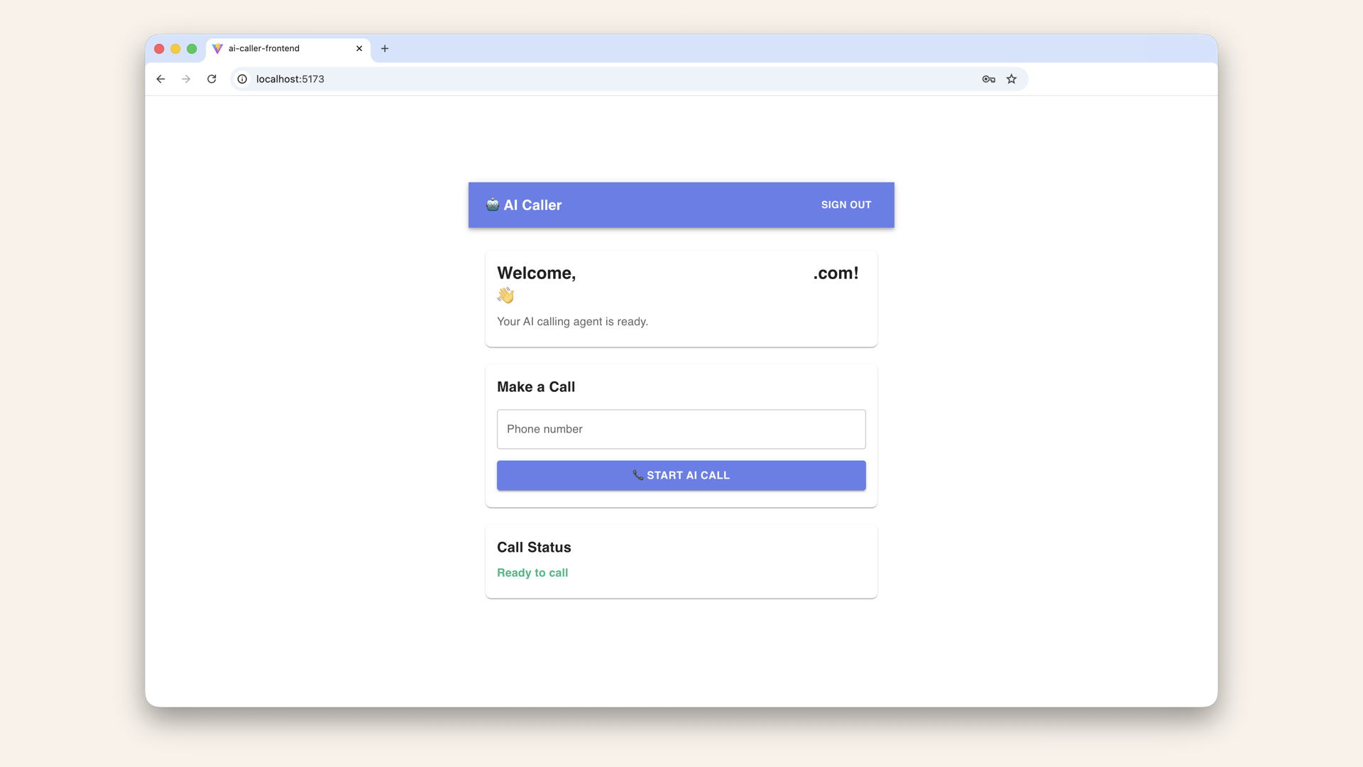 You should see your protected app! 🎉