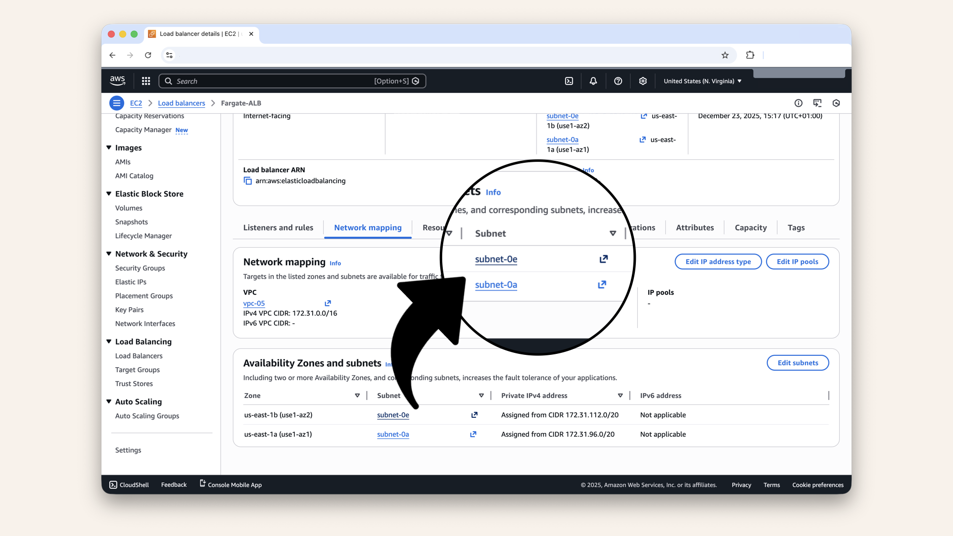 You should see 2 subnets