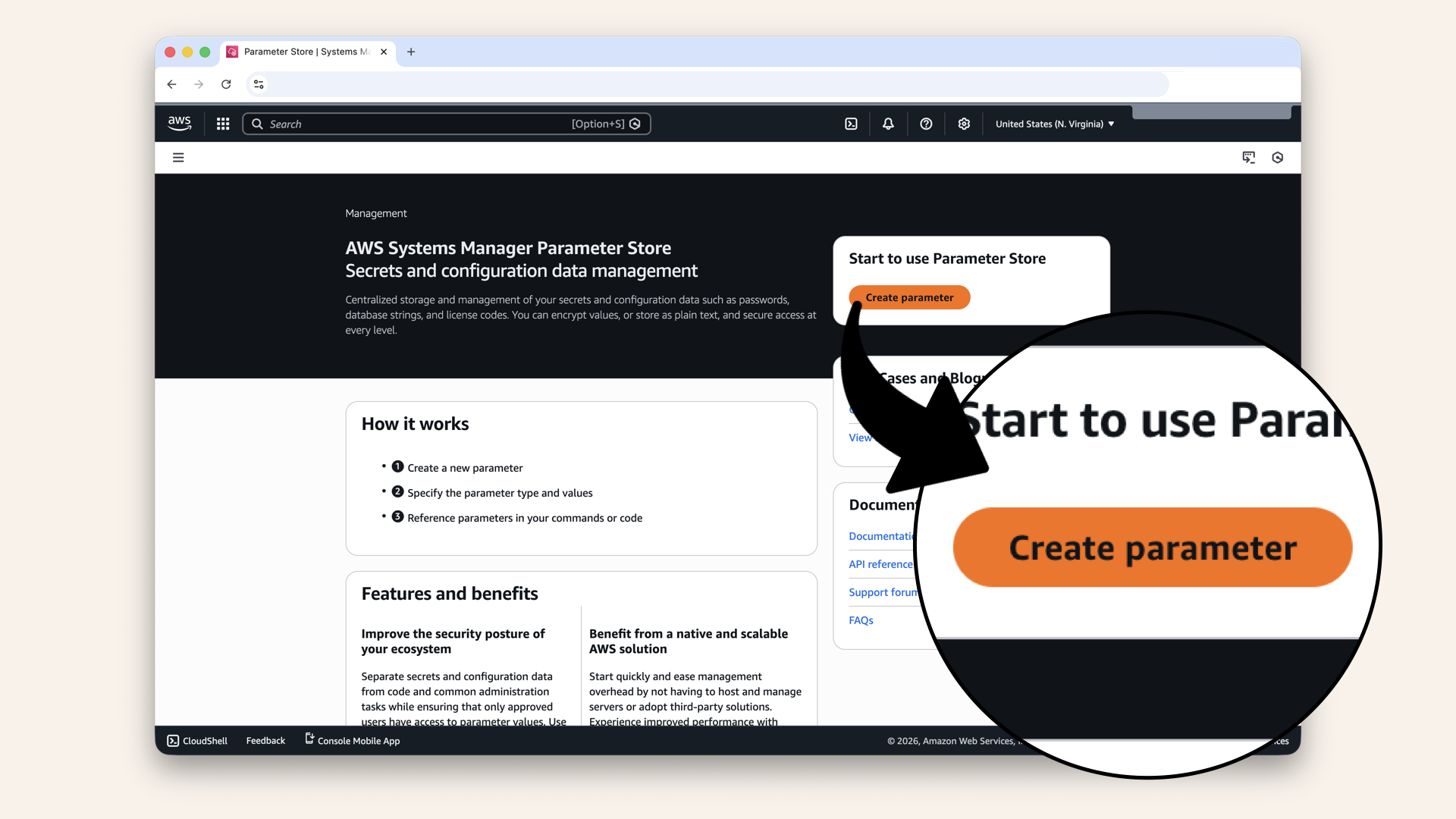 Click Create parameter