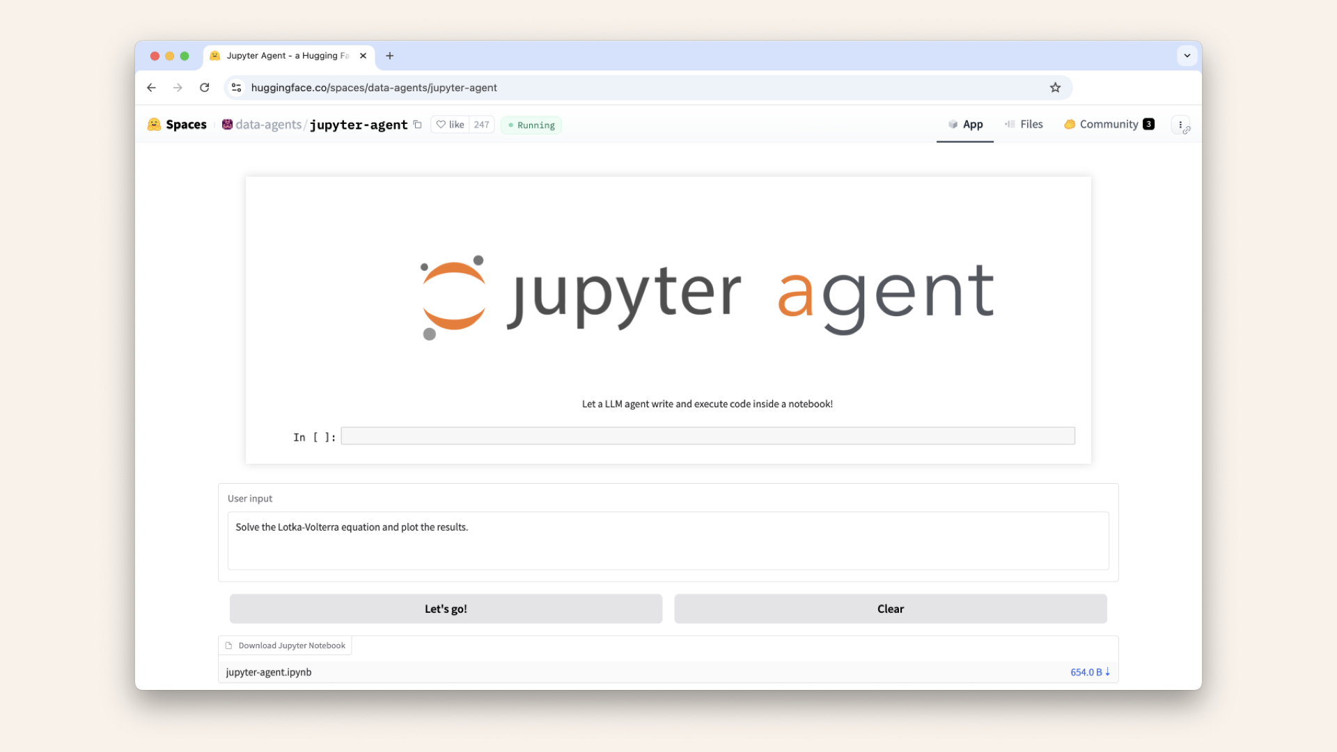 jupyter-agent Hugging Face space