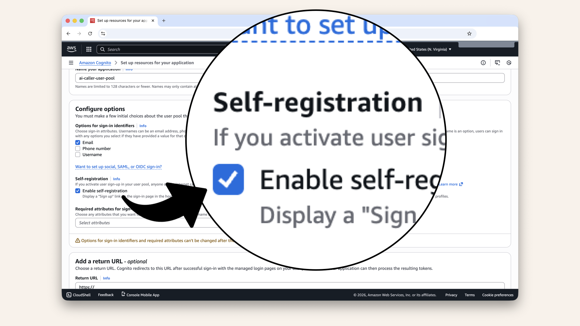 Enable self-registration