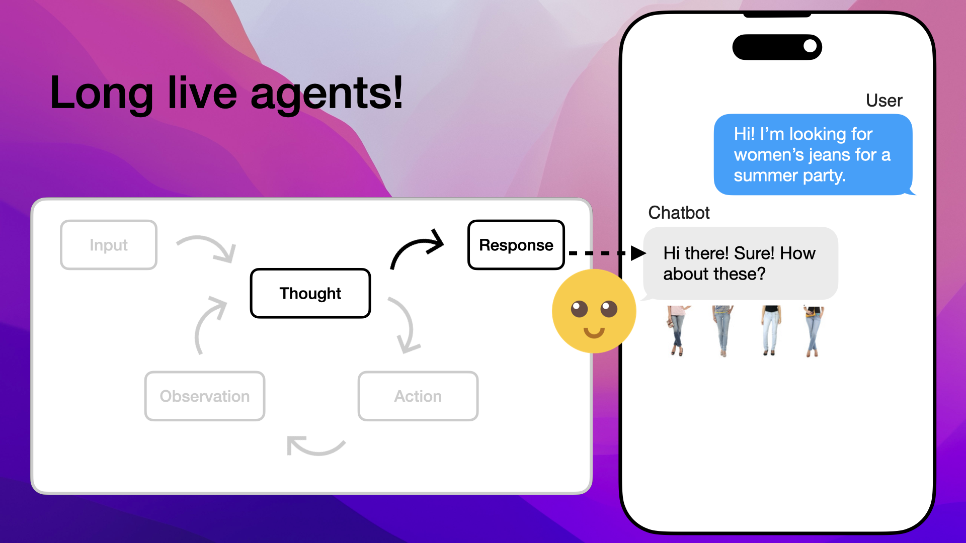 Agent generates a final response with recommendations that match the customer&#39;s request