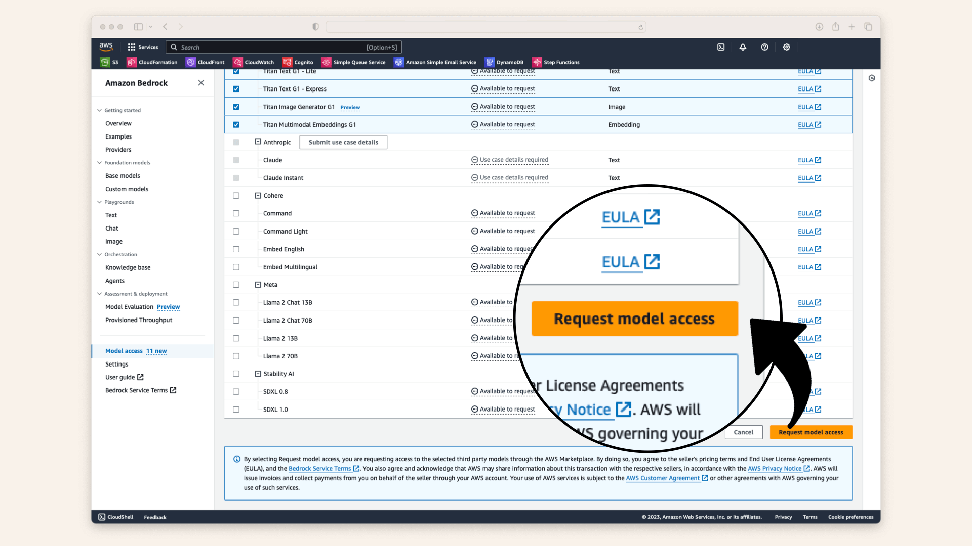 Request Model Access