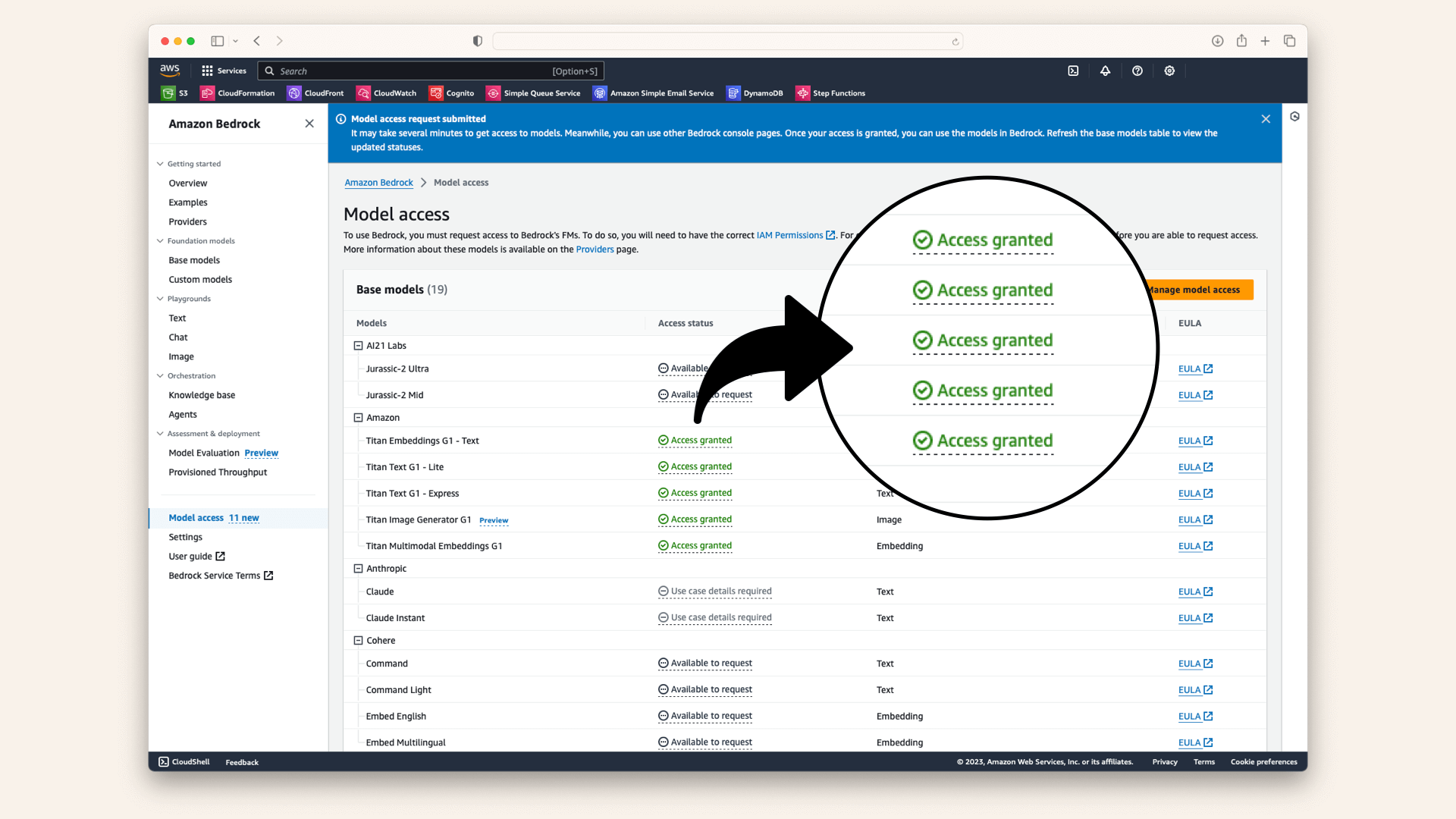 Request Model Access